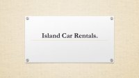 Island Car Rentals.