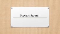 Stewart Stoute.